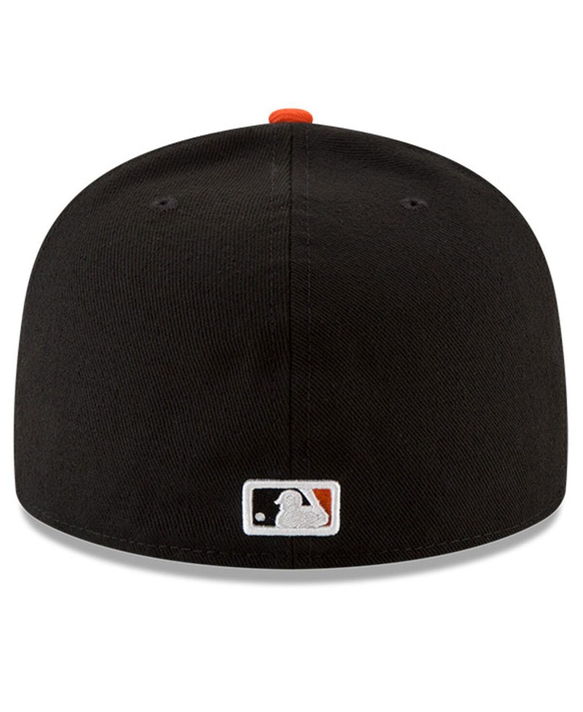 New Era Men'sOrange Baltimore Orioles National Baseball Hall of Fame 59FIFTY Fitted Hat - White, Orange