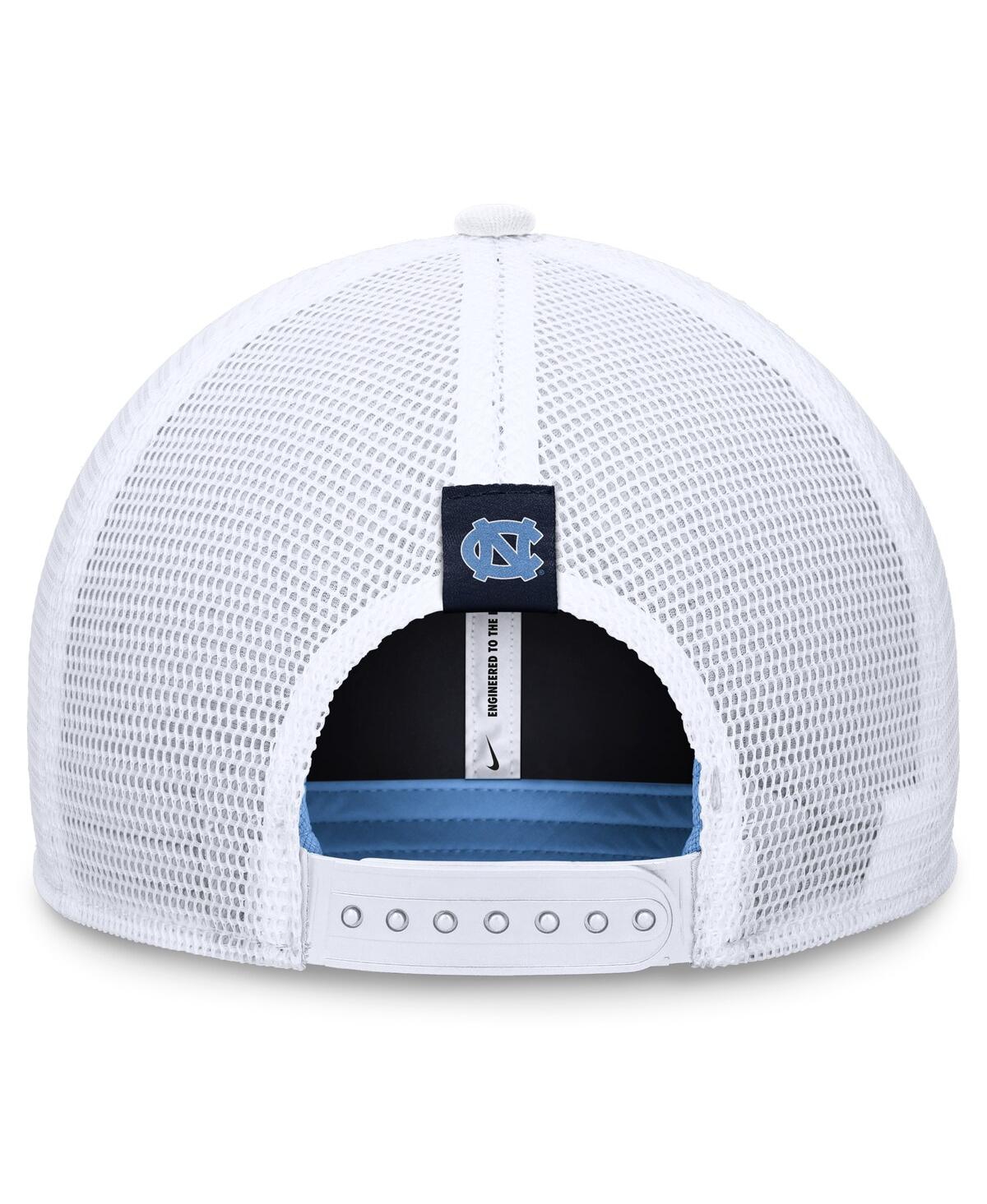 JORDAN MEN'S CAROLINA BLUE/WHITE NORTH CAROLINA TAR HEELS LOCAL RISE TRUCKER ADJUSTABLE HAT 