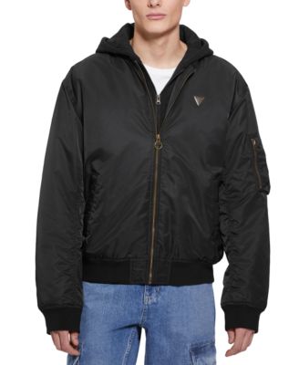 Men's John Bomber Jacket with Removable Hooded Inset