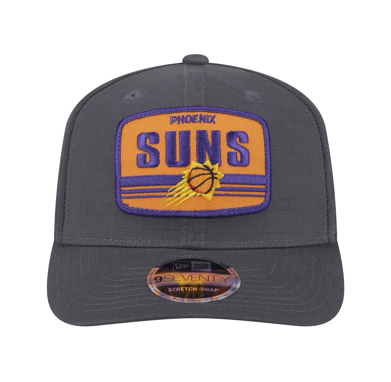 Men's Graphite Phoenix Suns Team Elevated Patch 9SEVENTY Adjustable Hat