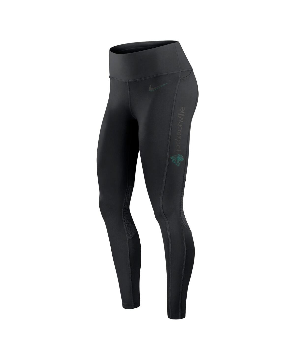 Shop Nike Women's Black Jacksonville Jaguars Performance Leggings