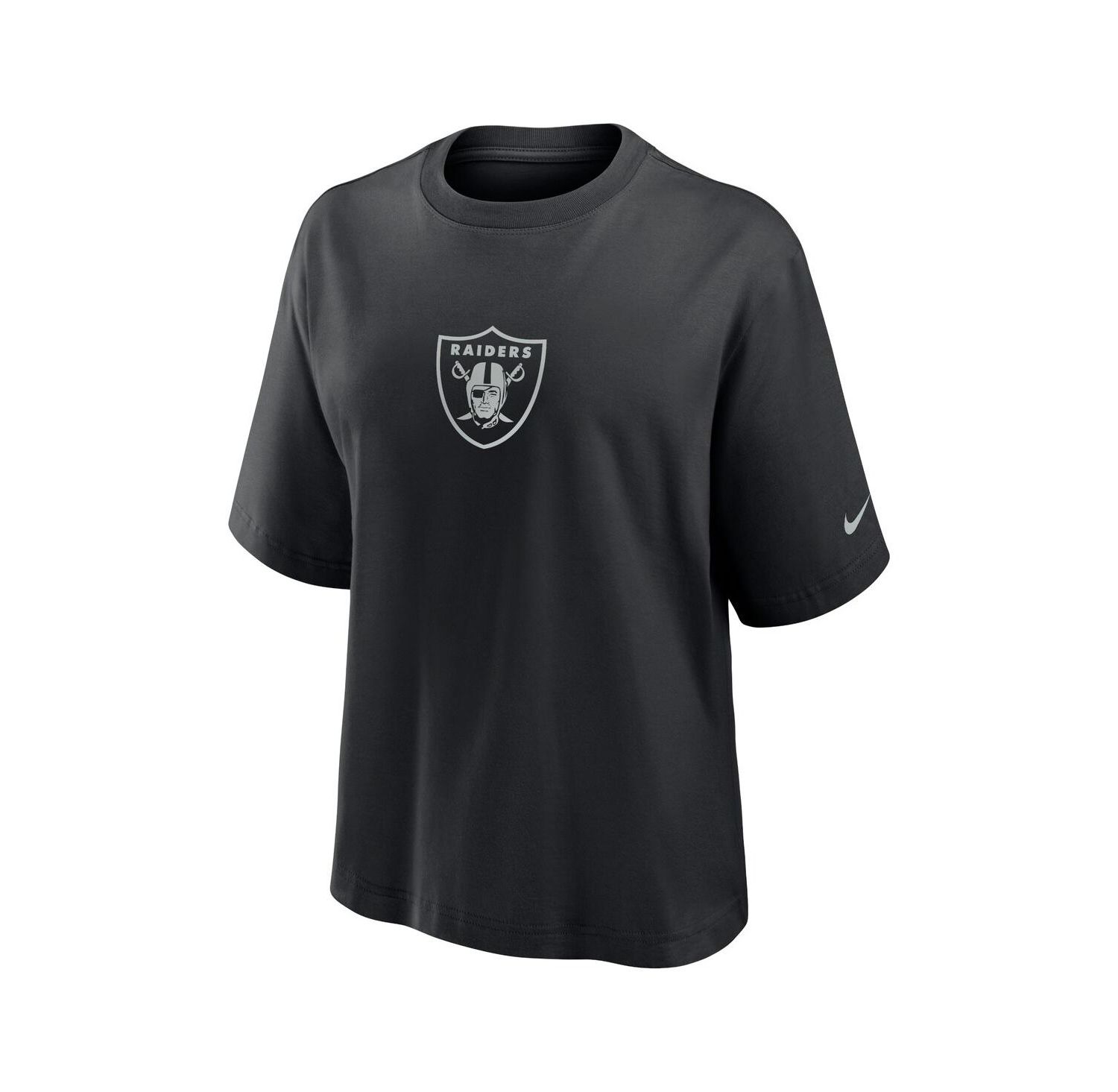 Women's Black Las Vegas Raiders Boxy T-Shirt