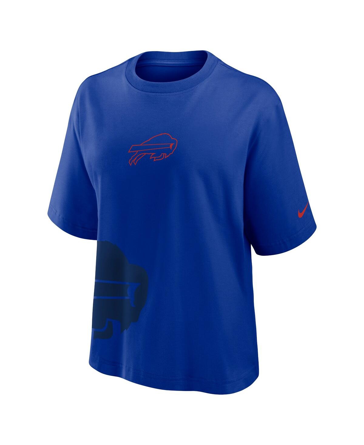 Nike Women's Royal Buffalo Bills Boxy T-shirt In Royal
