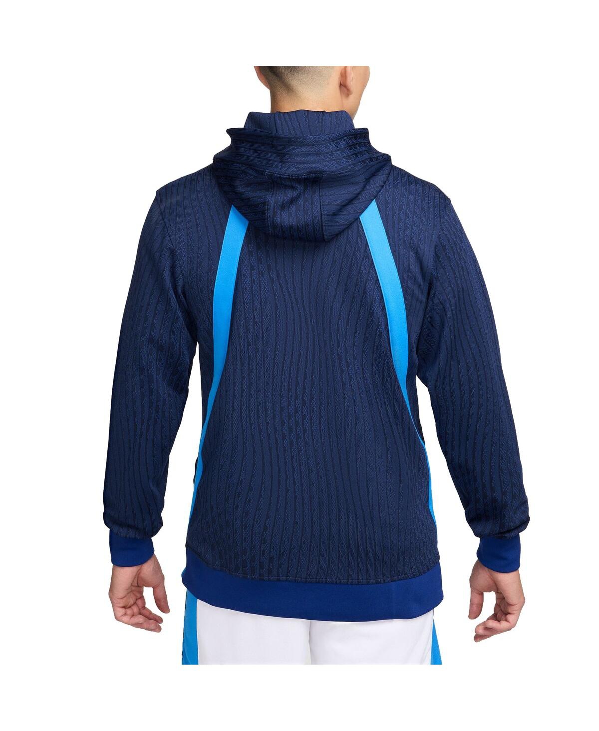Nike Men'sGreece Basketball 2024 Summer Olympics Authentic On-Court Game Full-Zip Jacket - Navy