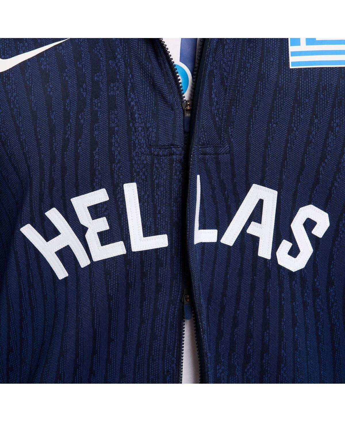 Nike Men'sGreece Basketball 2024 Summer Olympics Authentic On-Court Game Full-Zip Jacket - Navy