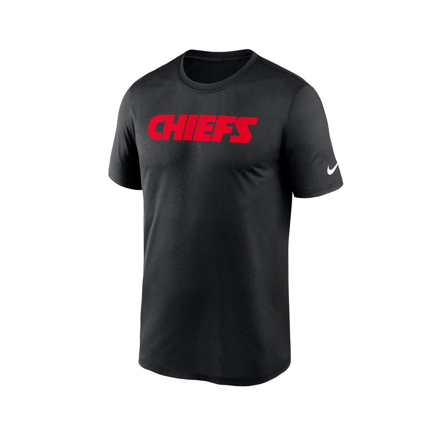 Men's Black Kansas City Chiefs Primetime Legend Wordmark Performance T-Shirt