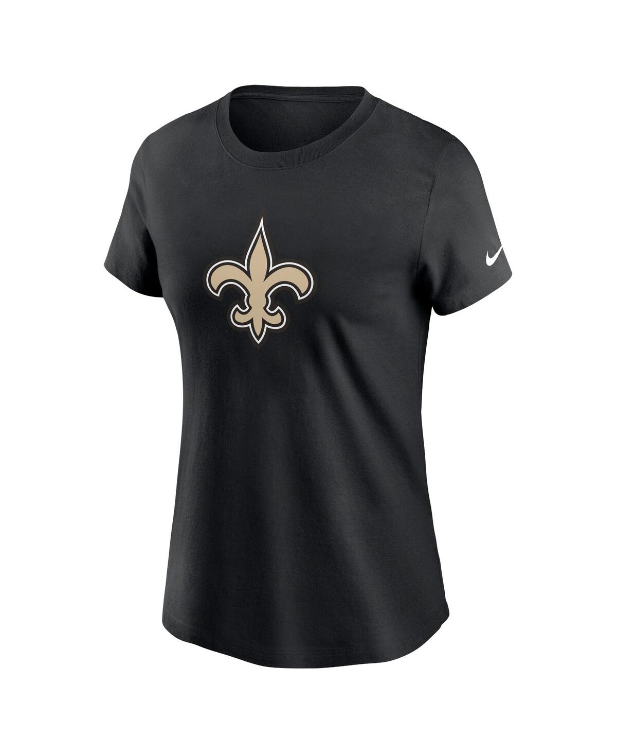 Nike Women'sNew Orleans Saints Primary Logo T-Shirt - Black