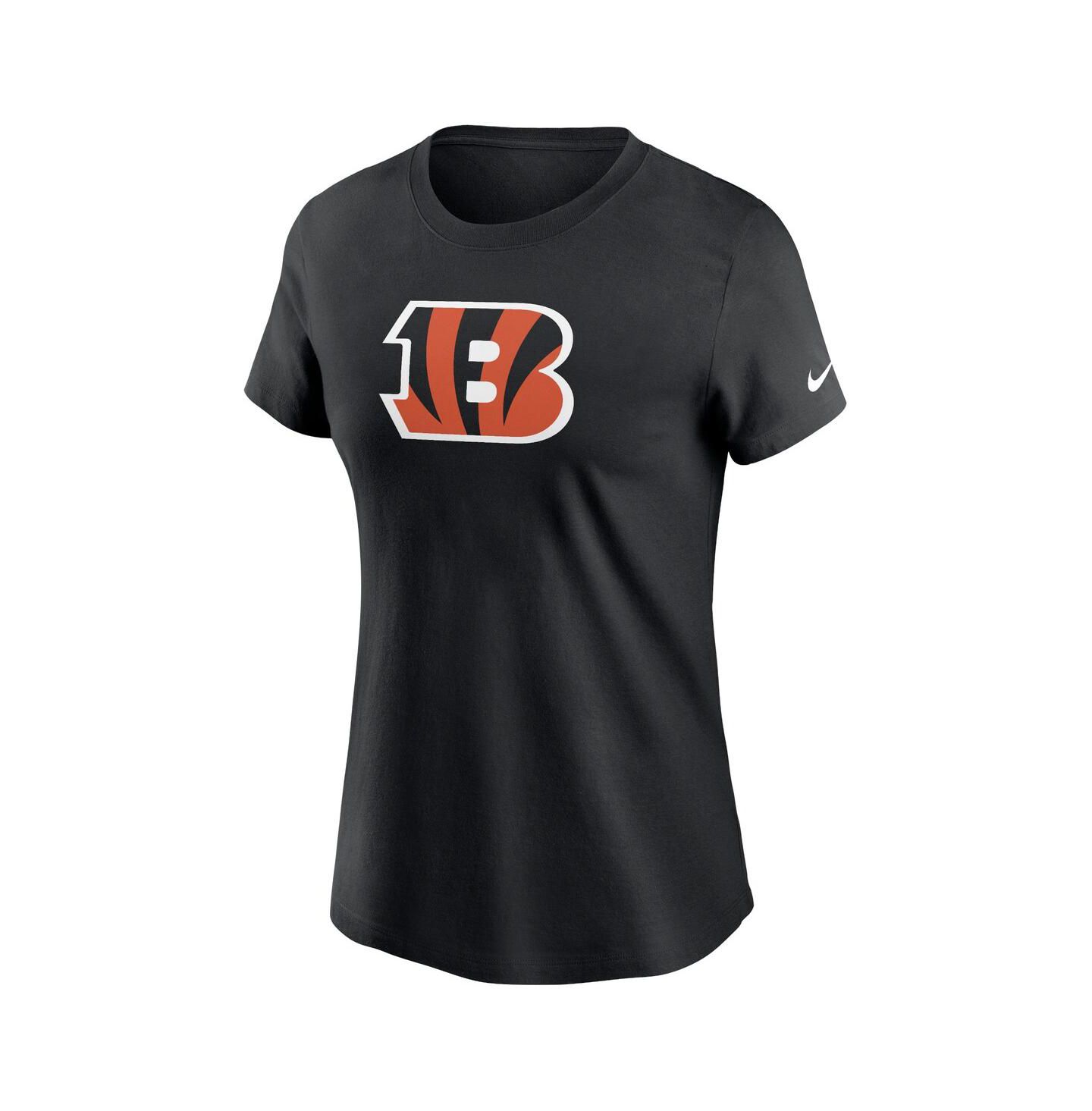 Женская футболка Nike Black Cincinnati Bengals Primary Logo — фото 3