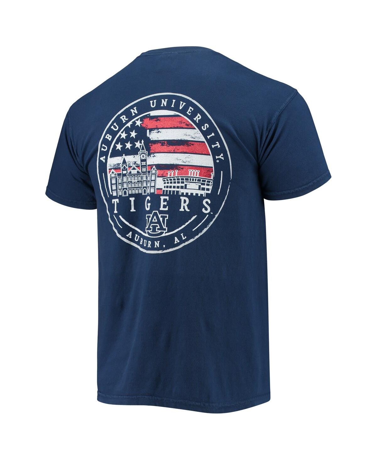 Image One Men's Navy Auburn Tigers Campus Americana T-shirt In Navy