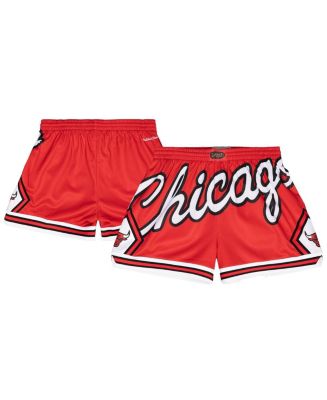 超美品【Mitchell&Ness】Swingman ショーツ Bulls Mitchell & Ness Women's Red Chicago Bulls Swingman Big Face 3.0