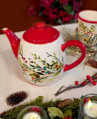 Christmas Gatherings Teapot