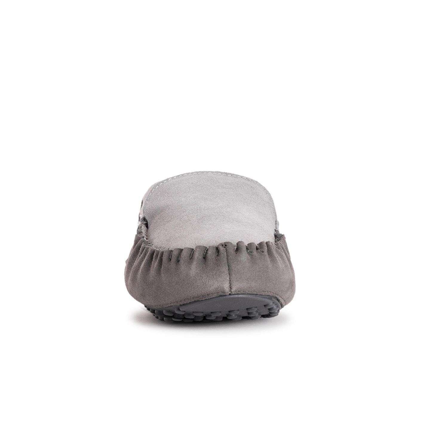Мужские тапочки MUK LUKS Everett Moccasin Slippers, цвет: Тёмный серый — фото 3