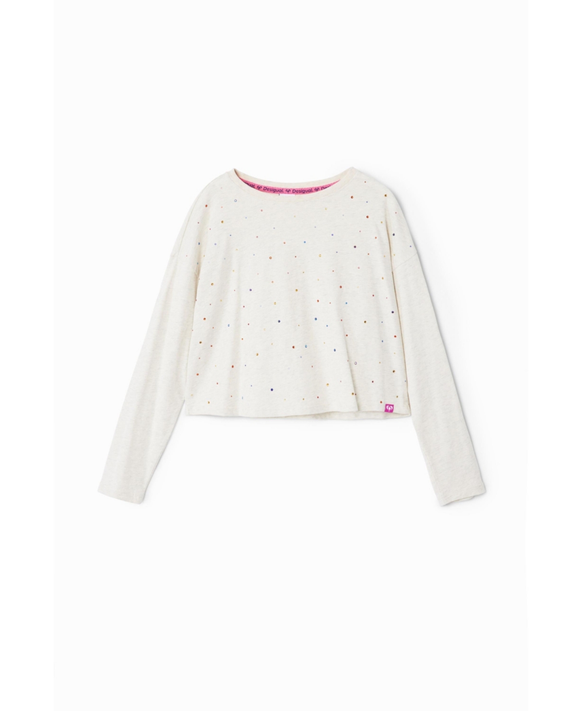 Desigual Girls Girls's Long-sleeve polka dot T-shirt