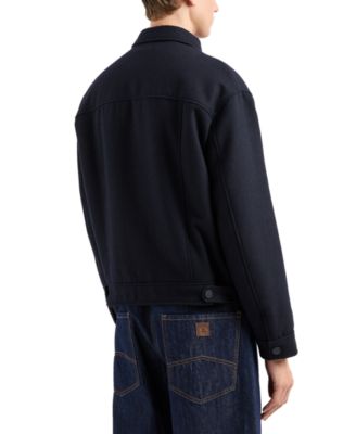 AX Armani Exchange Мужская куртка-рубашка из полушерстяной ткани AX Armani Exchange 62190₽