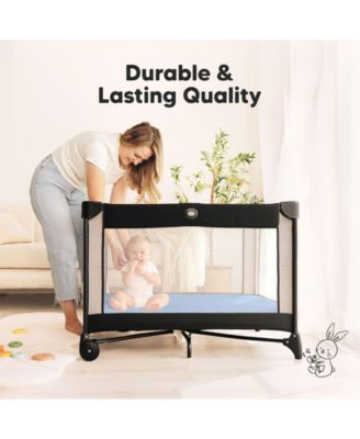 2-Pack Mini Crib Sheets, Pack and Play Sheets Fitted, Pack N Play Sheets, Organic Fitted Crib Sheet Cover