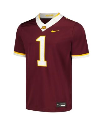 Men's 1 Maroon Minnesota Golden Gophers Untouchable Football Replica Jersey