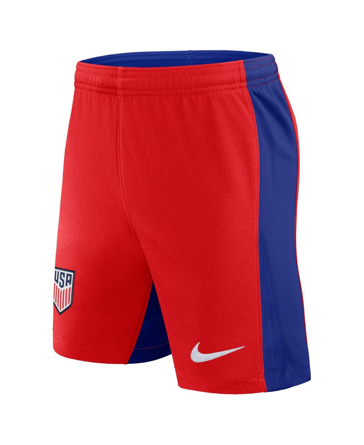 Nike Big Boys And Girls Red Usmnt 2024 Away Stadium Shorts In Red