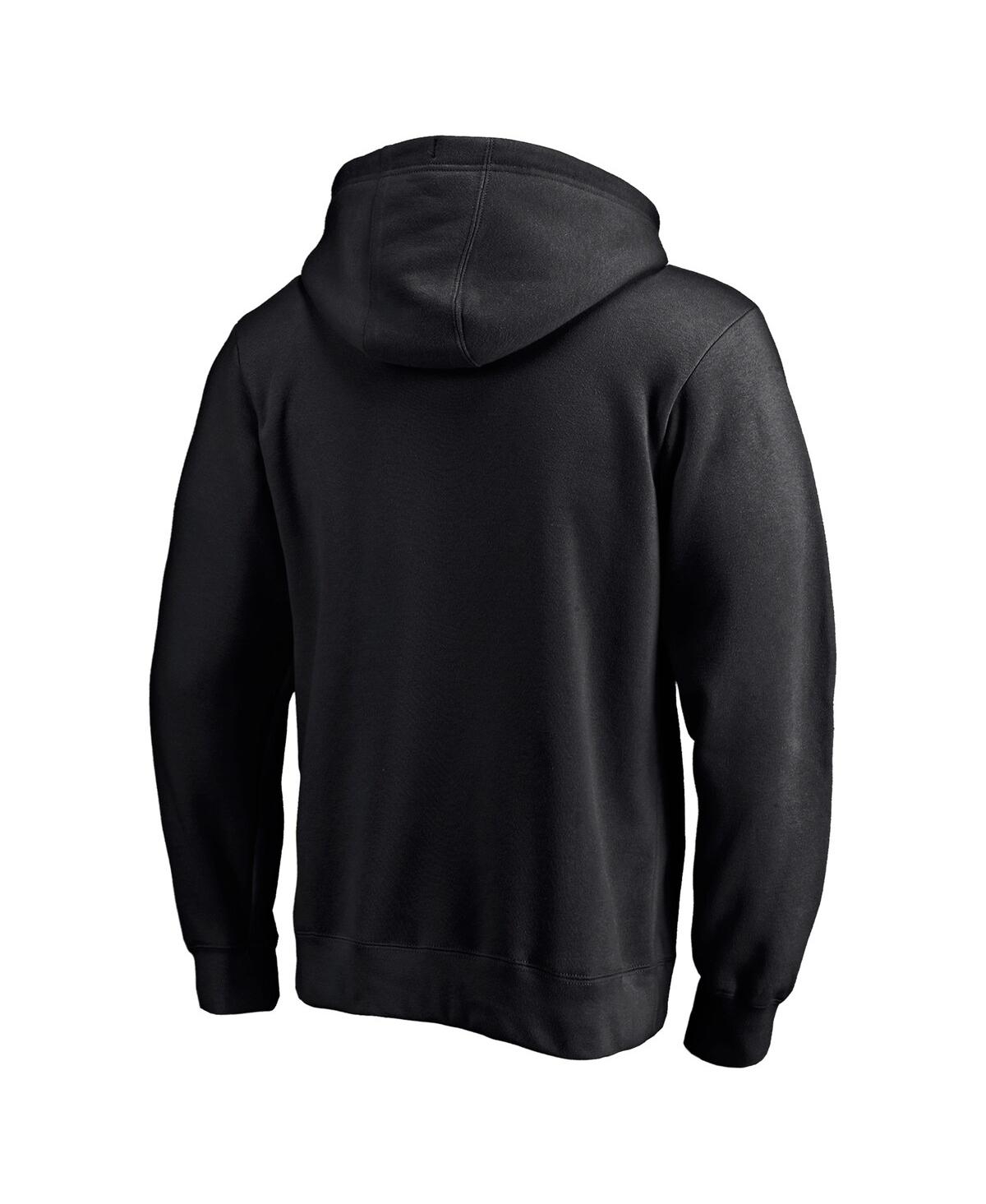 Fanatics Men'sLas Vegas Raiders Hometown Collection Raider Nation Fitted Pullover Hoodie - Black