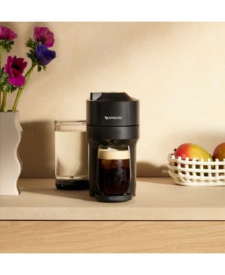 Vertuo Pop+ Deluxe Matte Black Coffee Maker & Espresso Machine by De’longhi