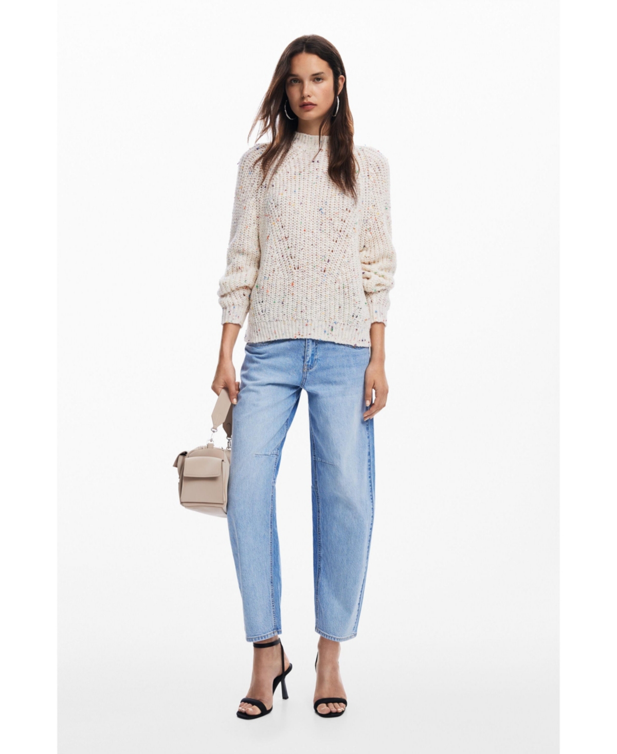 Desigual Women's Oversized knit sweater