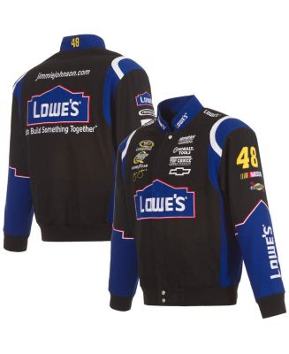 JH Design Men's Black Jimmie Johnson Lowe's Twill Driver Uniform