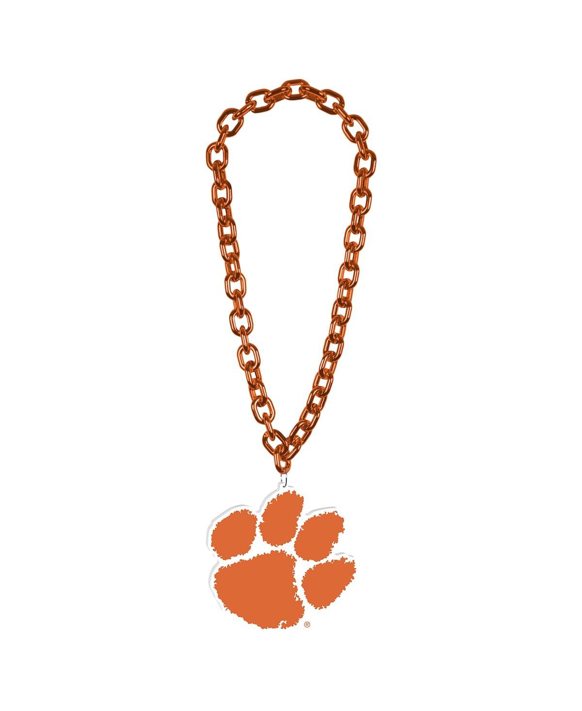 Clemson Tigers Big Chain Logo Necklace