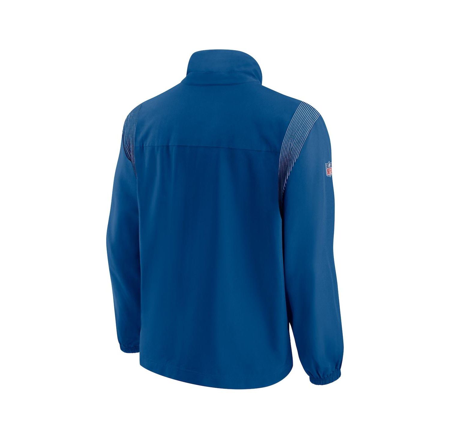 Men's Royal Indianapolis Colts Sideline Woven Logo Full-Zip Jacket