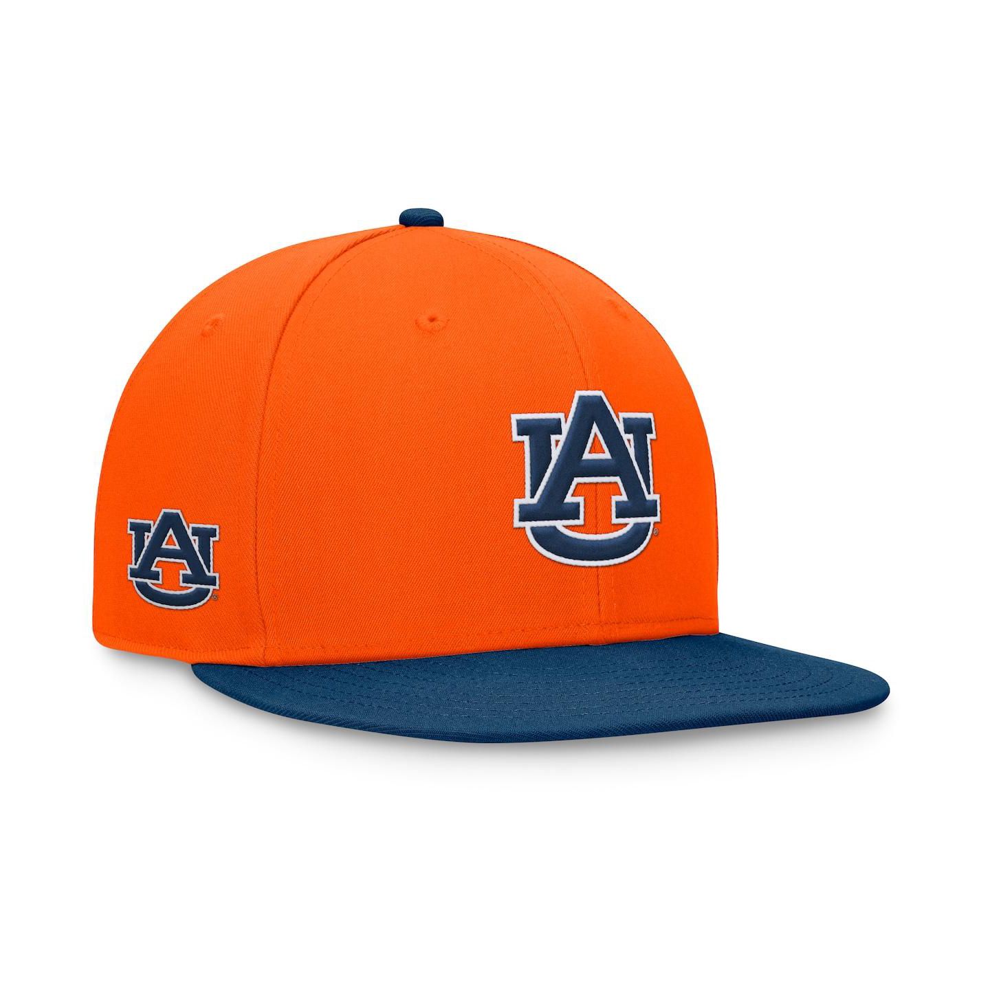Мужская кепка Top of the World Orange/Navy Auburn Tigers Rally Two-Tone Fitted Hat — фото 2