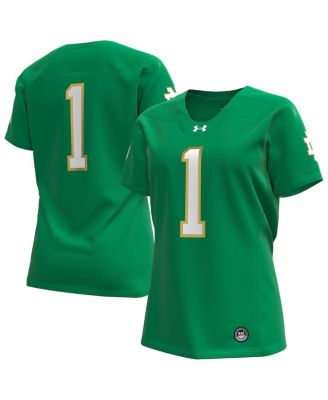 Women's 1 Notre Dame Fighting Irish Replica Football Jersey
