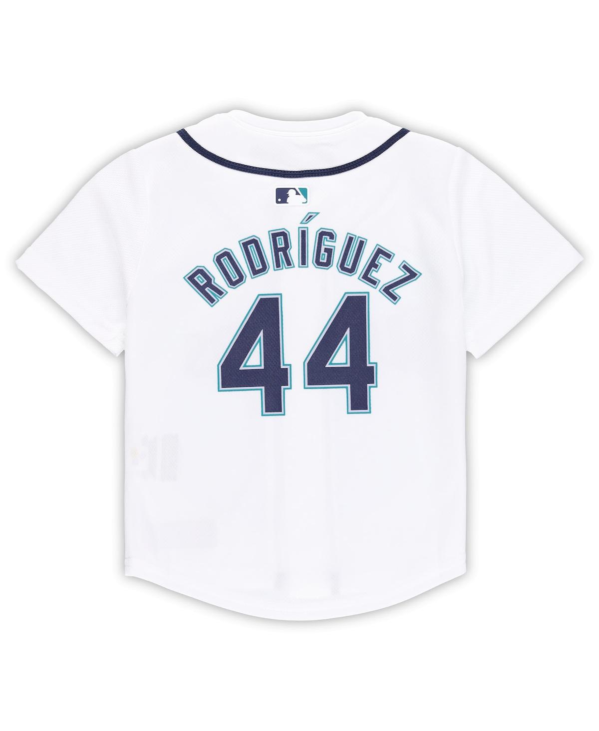 Nike Baby Boys and Girls Julio RodriguezSeattle Mariners Game Jersey - White