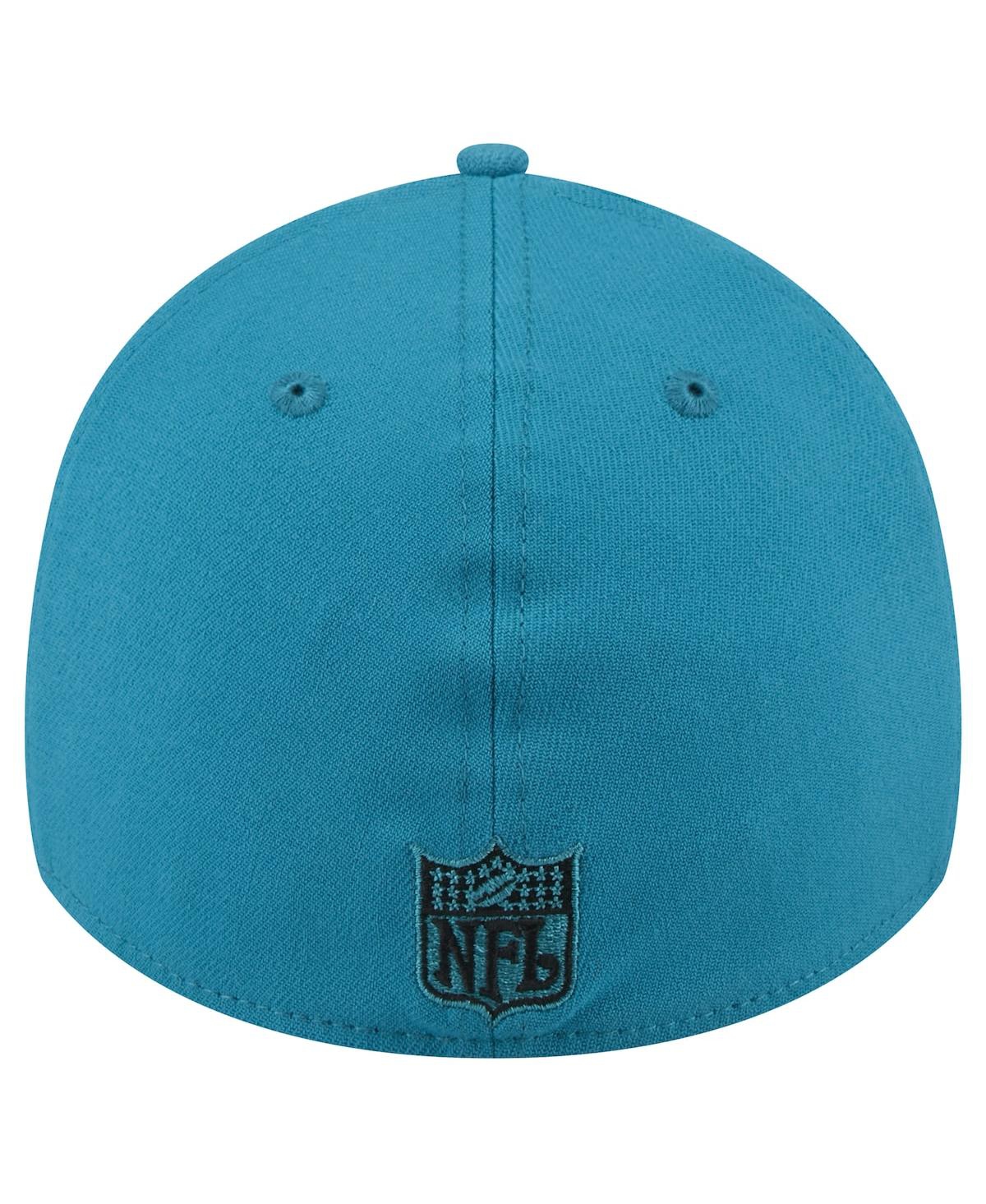 New Era Men'sJacksonville Jaguars Throwback Logo Standard 39THIRTY Flex Hat - Teal
