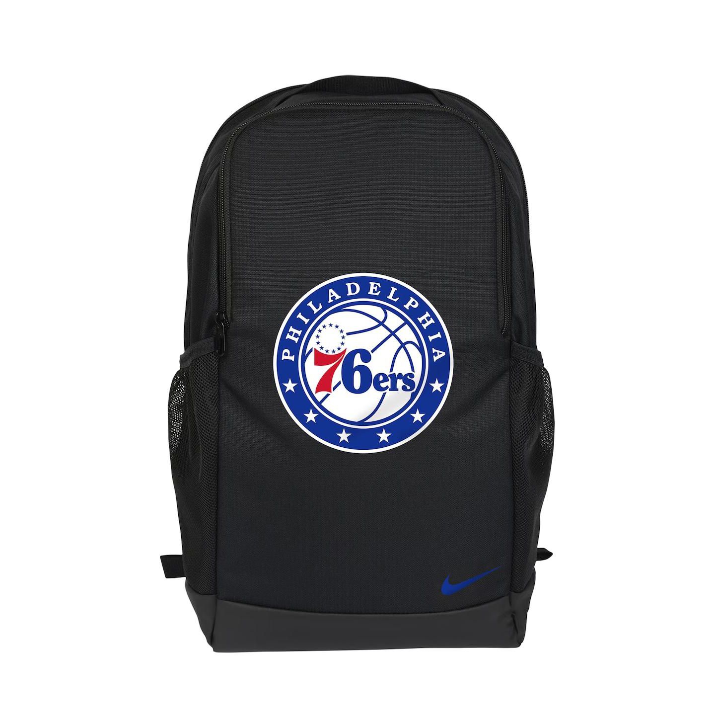 Рюкзак Nike Black Philadelphia 76ers Brasilia — фото 1