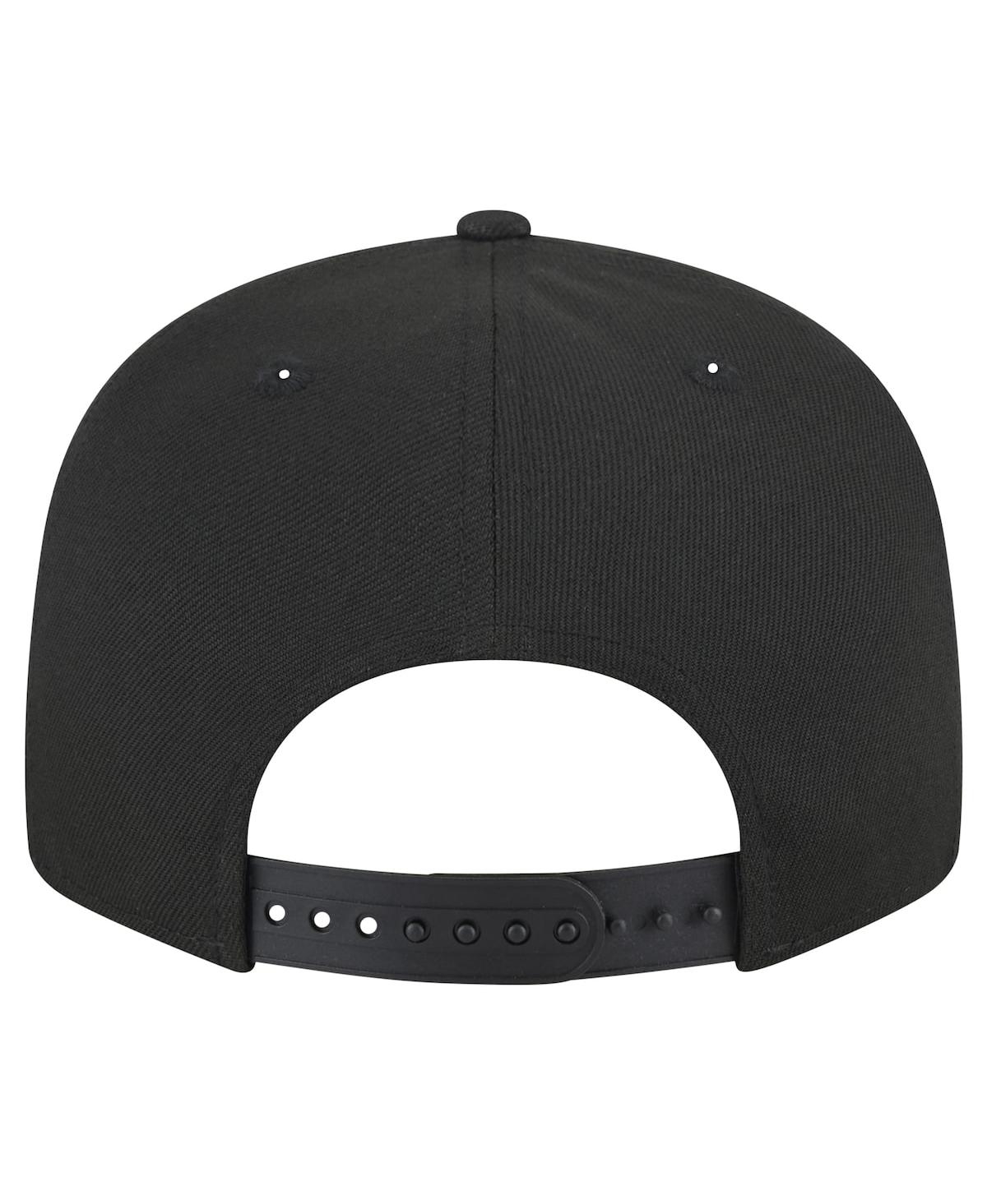 NEW ERA MEN'S BLACK JACKSONVILLE JAGUARS THROWBACK LOGO STANDARD 9FIFTY SNAPBACK HAT 