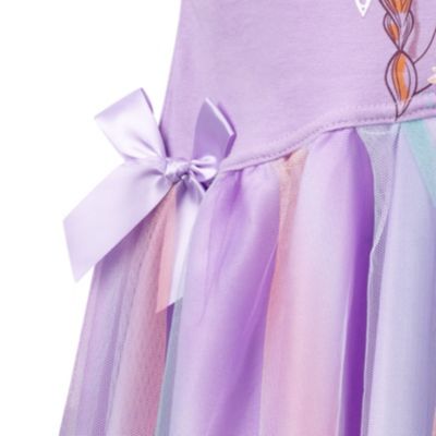 Disney Princess Anna Girls Dress Purple Toddler| Child