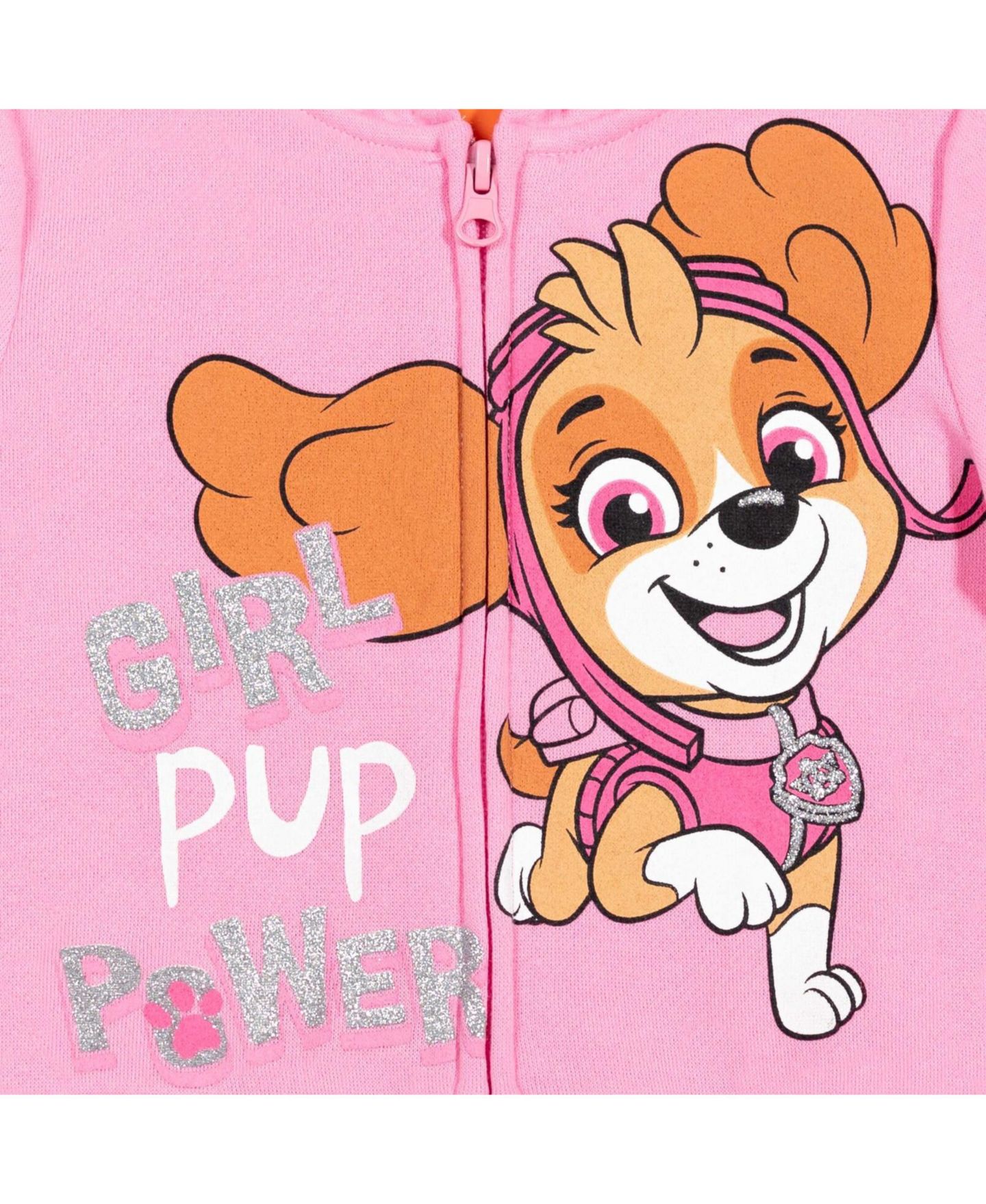 Худи Paw Patrol Skye Zip Up Costume to для девочек-малышей, цвет: Розовый, вариант 1 — фото 5
