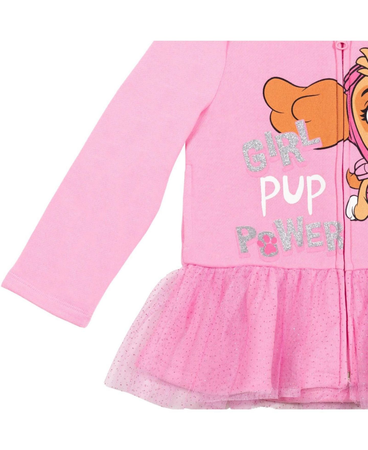 Худи Paw Patrol Skye Zip Up Costume to для девочек-малышей, цвет: Розовый, вариант 1 — фото 6
