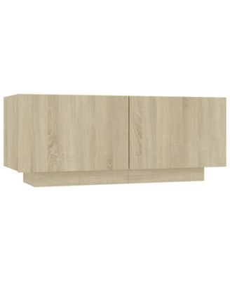 Bedside Cabinet Sonoma Oak 39.4"x13.8"x15.7" Engineered Wood