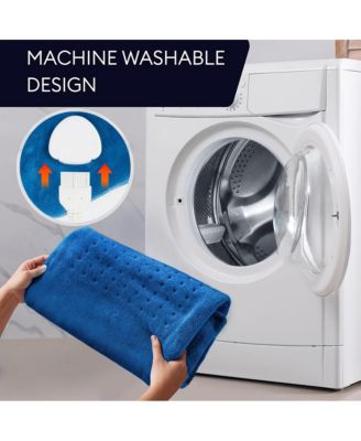 Electronic Heating Pad Temperature Control Machine Washable with Timer 33"x17"