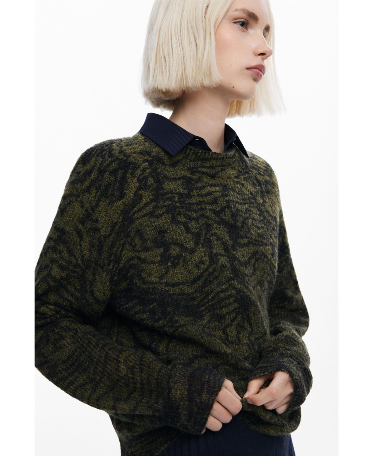 Desigual Women's Arty print sweater