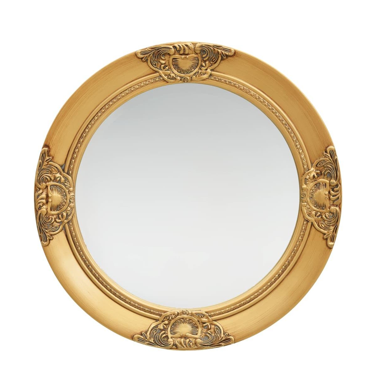 Wall Mirror Baroque Style 19.7" Gold - Gold
