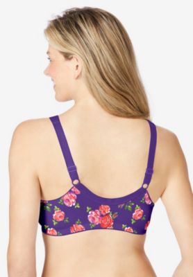 Women's Cotton Front-Close Wireless Bra