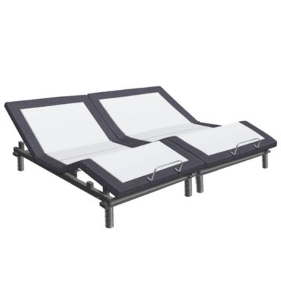Classic Adjustable Mattress Base | Cal Split King | 6", 9", 12" | Viscose Material | Adjustable Height, Quiet Motor, Wireless Remote