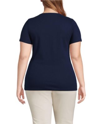 Plus Size Micro Rib T-Shirt