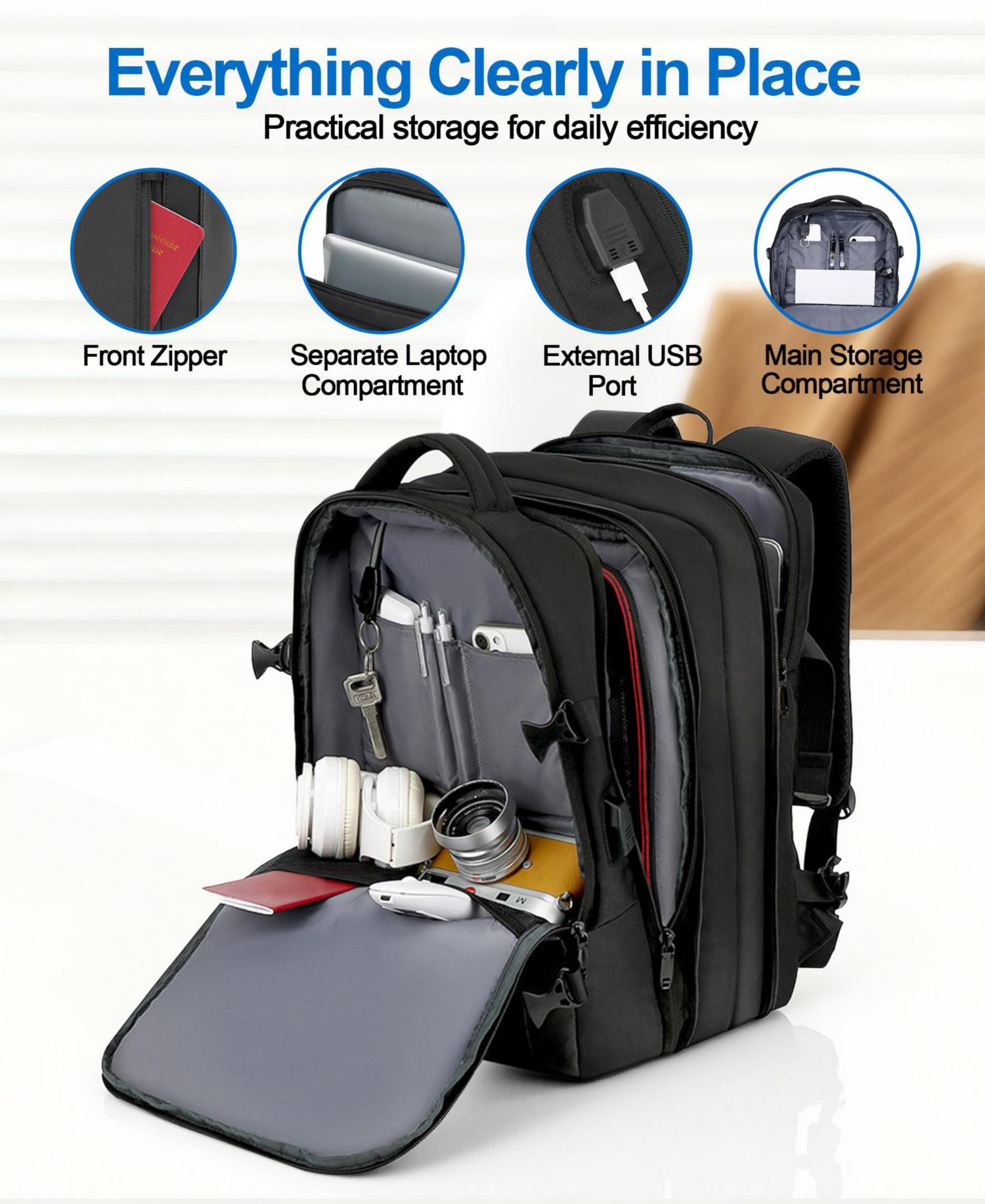 Multi-Purpose Dynamic Backpack Business Durable Laptops Backpack