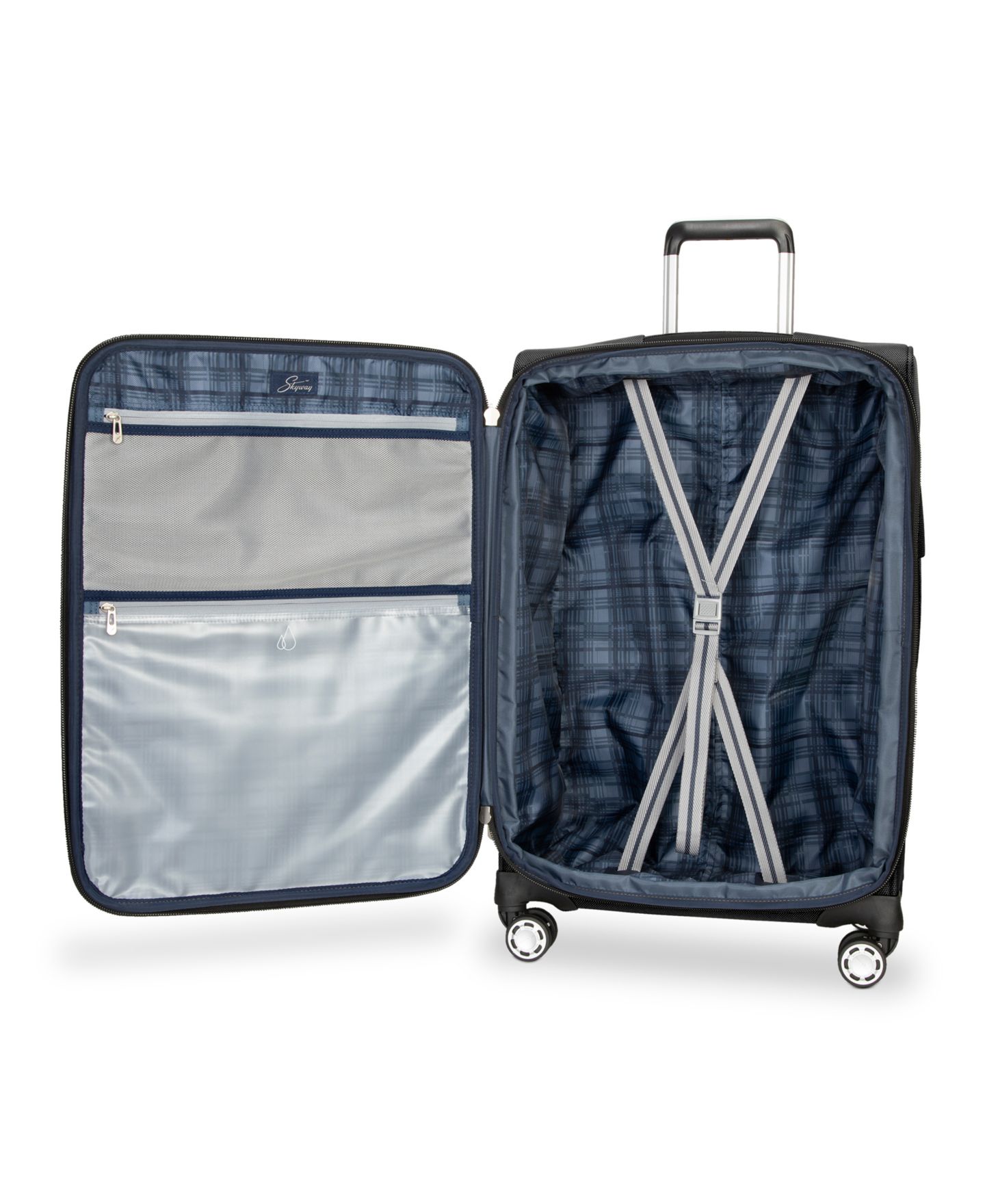 Чемодан Skyway Sigma 7.0 Medium Check-in Spinner, цвет: Чёрный — фото 5