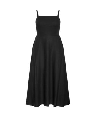 Plus Size Simone Plain Maxi Dress