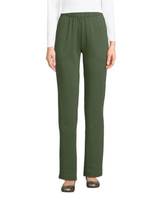 Lands' End Women's Sport Knit High Rise Pants Macy's