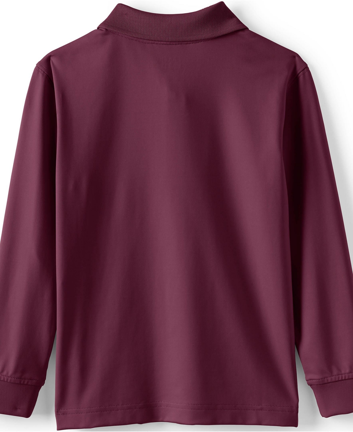 Lands' End School Uniform Women's Long Sleeve Rapid Dry Polo Shirt