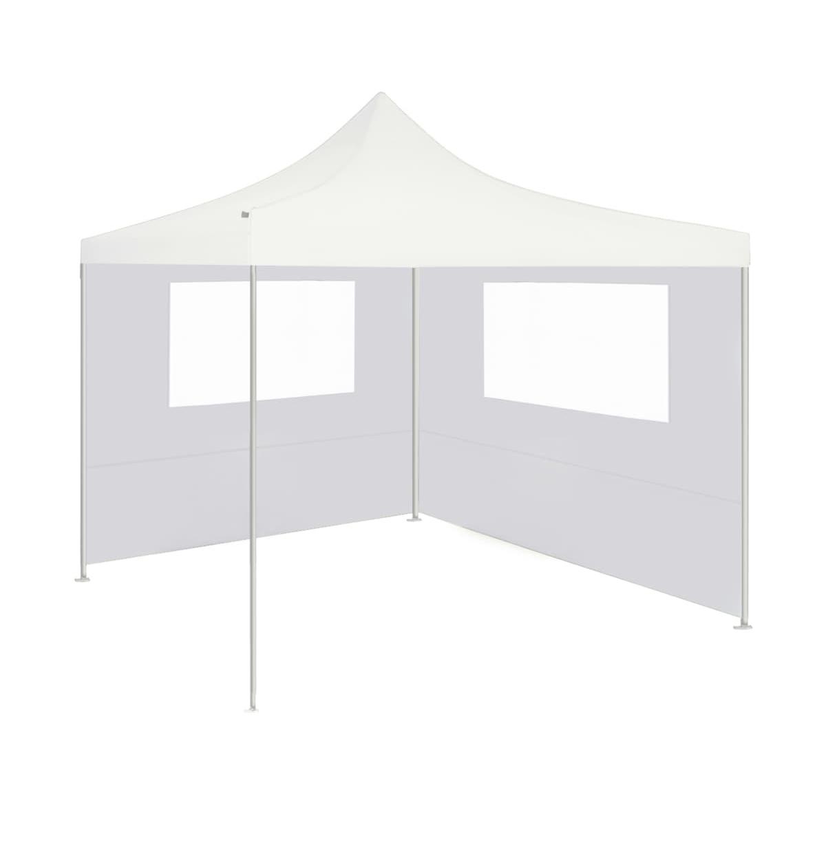 vidaXL Gazebo Sidewall with Windows 13.1'x6.6'- White