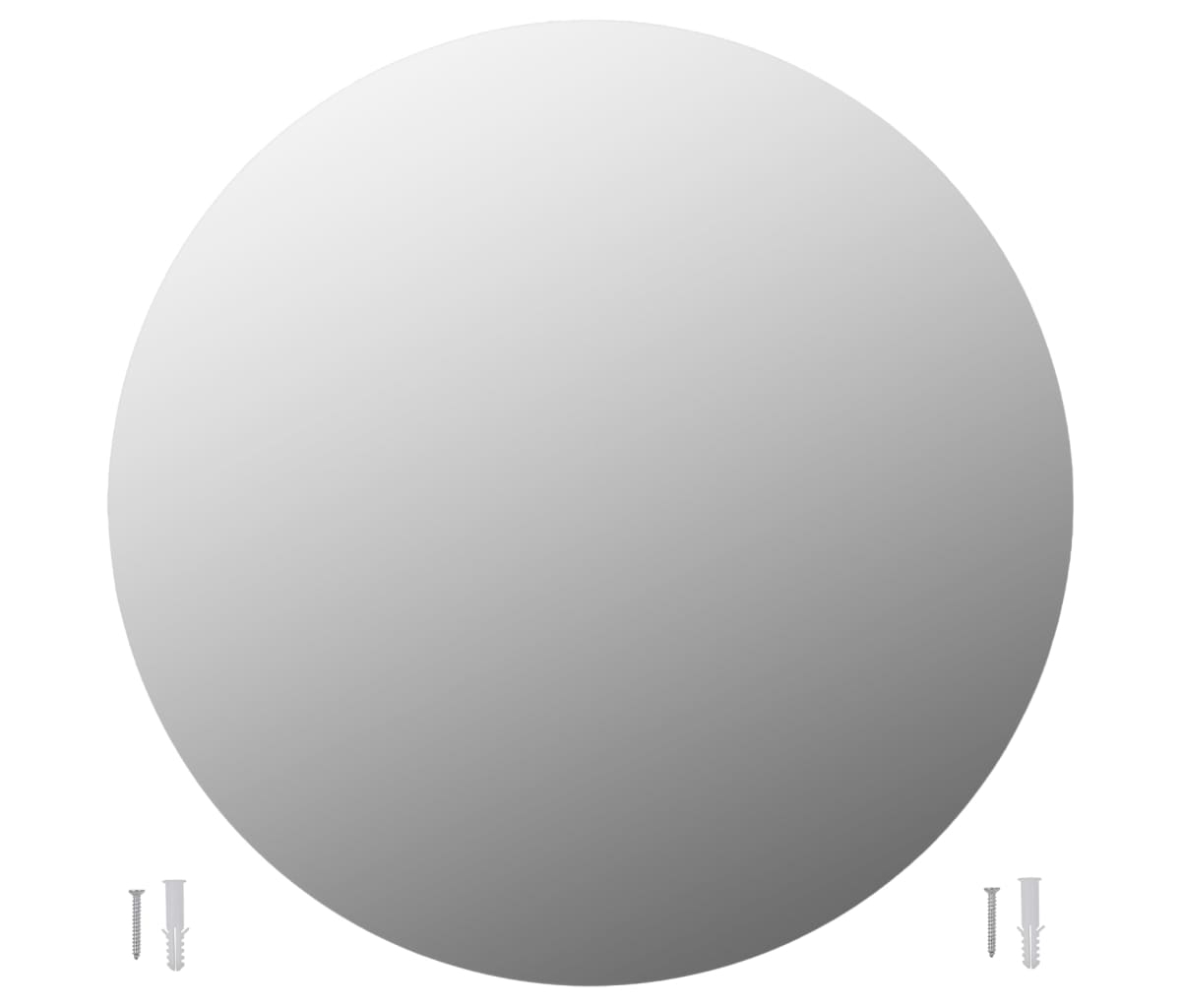 vidaXL Frameless Mirror Round 31.5